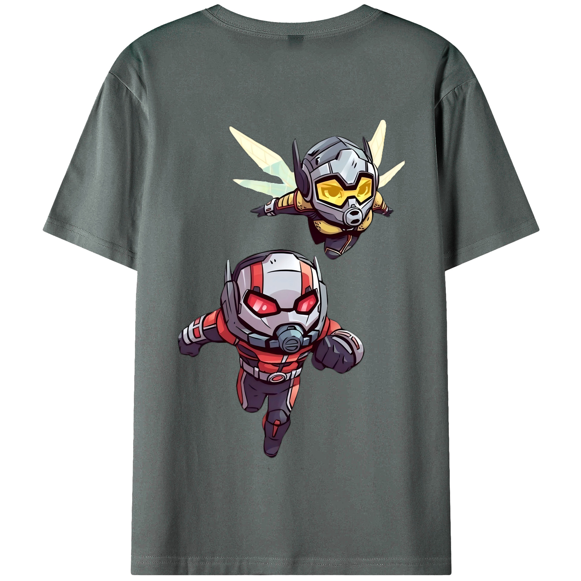（画像用） アベンジャーズ The Avengers 綿100％半袖Tシャツ（背面プリント）